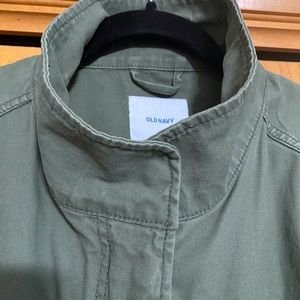 Old Navy utility jacket with adjustable waist